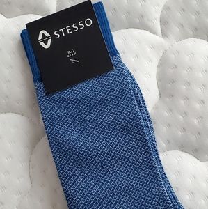 3/$20 Brand New Blue Stesso Dress Socks
